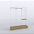 Arara Modular Cremalheira CRR 580 com Prateleiras e Tablados - Imagem 3