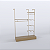 Arara Modular Cremalheira CRL 610 Londres com Prateleiras e Tablados - Imagem 2