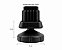 Sapata Articulada para Tubo 20x20mm Preta – Kit com 12 Unidades para Nivelamento de Estruturas - Imagem 2
