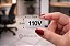 Tarjeta de Voltagem 110V em ACM – Cartela com 6 Unidades – com Fita Dupla Face - Imagem 3
