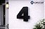 Número Predial 125mm 3D Alto Relevo - PRETO - 4 - Moderno - Imagem 1