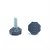 Sapata Niveladora Plástica 18mm – Rosca 1/4” x 3/4” | Kit com 100 Unidades Econômicas e Funcionais - Imagem 3
