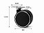 Rodízio 60mm com Placa Preto e Listra Cromada – Estilo, Resistência e Deslizamento Suave - Imagem 2