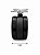 Rodízio 60mm com Placa Preto e Listra Cromada – Estilo, Resistência e Deslizamento Suave - Imagem 3
