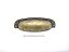 Puxador Quebec Concha 96mm Ouro Velho Tamboreado – Estilo Retrô com Acabamento Artesanal - Imagem 1
