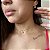 Conjunto Colar e Brinco Gota Banhado Em Ouro 18k - Imagem 2