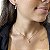 Conjunto Colar e Brinco Estrela Banhado Em Ouro 18k - Imagem 2