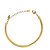 Pulseira Lacraia Grossa Banhada Em Ouro 18k - Imagem 3