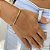 Pulseira Lacraia Grossa Banhada Em Ouro 18k - Imagem 2