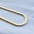 Pulseira Lacraia Grossa Banhada Em Ouro 18k - Imagem 1