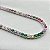 Colar Choker Riviera Colorida Banhado Em Prata 925 - Imagem 1
