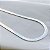 Colar Choker Fita Laminada Banhado Em Prata 925 - Imagem 1