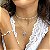 Colar Choker Olho Grego Banhado Em Prata 925 - Imagem 2