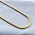Colar Choker Lacraia Banhada Em Ouro 18k - Imagem 1