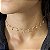 Colar Choker Cigana Banhado Em Ouro 18K - Imagem 2