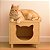 Nicho de Chão Toca Ecológica para Gato - Imagem 1