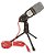Microfone Condensador Omnidirecional + Tripé Ajustável - Imagem 1