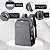 Mochila Anti Furto - Comp. Notebook Saída Cabo Aux Usb E Fone Ouvido - Imagem 4