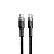 Cabo USB C para Lightning Hrebos Black Metal - Imagem 3