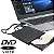 Unidade DVD Externa Blueray - Drive Gravador Leitor Cd e Dvd Externo USB - Imagem 1