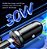 Carregador Turbo Veicular Essager 30W Tipo C + USB - Imagem 1