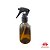 Frasco Âmbar 100ml  com Gatilho preto R24 - Imagem 1