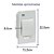 QUADRO DE DISTRIBUIÇÃO PVC SOBREPOR BRANCO 04 DISJUNTOR WEG - Imagem 2