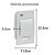 QUADRO DE DISTRIBUIÇÃO PVC EMBUTIR BRANCO 04 DISJUNTORES WEG - Imagem 1