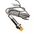 Sensor Indutivo  Cabo LM12-3004NC Não Faceado NPN 4 Fios 6261 - Imagem 1