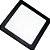 PAINEL EMBUTIDO SLIM LED QUADRADO PRETO 18W 6,5K LLUM - Imagem 2