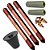KIT 3 HASTE TERRA 5/8"X2,4M C/ROSCA PROLONGAVEL + GRAMPO CONECTOR HASTE 5/8 REFORÇADO + LUVA EMENDA HASTE 5/8 - Imagem 1