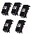 KIT 5 TOMADA TELEFONE RJ11 4 FIOS EBONY MARGIRIUS - Imagem 1