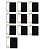 KIT10 PLACA 4X2 CEGA C/SUPORTE EBONY CLEAN MARGIRIUS - Imagem 1