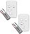 KIT 2 CONTROLE VENTILADOR TETO 3 VEL 2 LAMP 127V 401 RIMA - Imagem 1