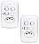 KIT 2 CHAVE ROTATIVA   TOMADA 2 LAMPADAS BIVOLT 400W 308 RIMA - Imagem 1