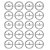 KIT 16 LÂMPADA FLUORESCENTE CIRCULAR AVANT 32W 220V - Imagem 1