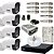KIT 04 CÂMERA TWG BULLET PLAST + KIT INSTALAÇÃO - Imagem 1