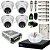 KIT 04 CÂMERA TWG DOME 4X1 + KIT INSTALAÇÃO - Imagem 1