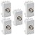 KIT 5 MODULO TOMADA TV COAXIAL 75 OHMS BR B3 - MARGIRUS - Imagem 1