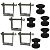 KIT 5 RACK ARMACAO 3/16 PADRAO  COM ISOLADOR - Imagem 1