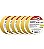 KIT5 FITA ISOLANTE 19MMX10M AMARELA 954 - Imagem 1
