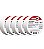 KIT 5 FITA ISOLANTE 19MMX10M BRANCA 954 - Imagem 1