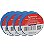 KIT 4 FITA ISOLANTE AZUL 19MM X 20MTSIBRATEC - Imagem 1
