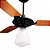 VENTILADOR TETO YRIS 127V PRETO/MOG TULIPA ABERTA (100) VENTEX - Imagem 3