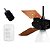 VENTILADOR TETO YRIS 127V PRETO/MOG TULIPA ABERTA (100) VENTEX - Imagem 2