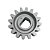 ENGRENAGEM ALUM SUPER 16 DENTES PECCININ - Imagem 1