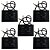 KIT 05 CAPACITOR POLIPROPILENO 4,75X450V - QUADRADO CBB61 - Imagem 1