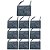 KIT 10 CAPACITOR POLIPROPILENO 2,5X450V - QUADRADO CBB61 - Imagem 1