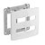 PLACA SUPORTE 4X4" 04 POSICOES COMPOSE - Imagem 1