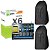 KIT CENTRAL P/ PORTÃO X6 DUPLA + 2 CONTROLES - Imagem 1